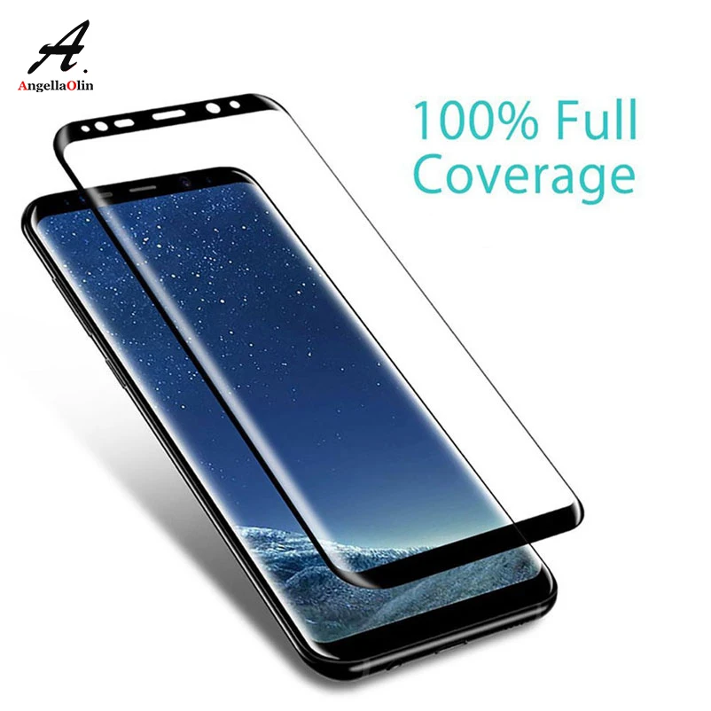 Защитное стекло закаленное 9H для Samsung galaxy S9 Note 9 8 S8 Plus A5 J5 J3 2016 2017 S6 S7 Edge 5D 3D|Защитные