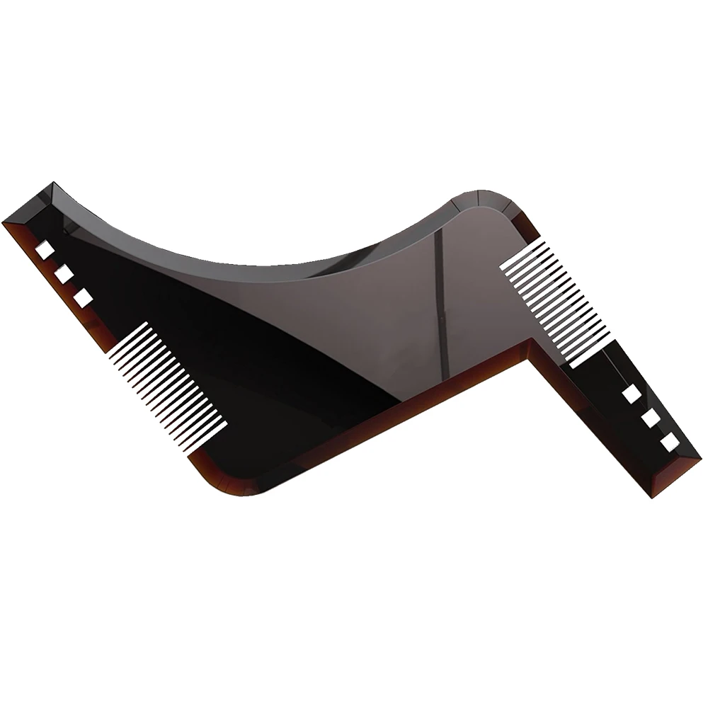 

Double-side Beard Shaping Styling Template Beard Comb ABS Comb for Hair Beard Trim Template Combs Men Shaving Tools