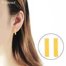 10 пар Для женщин Винтаж Post Серьги Нержавеющая сталь Слои букле d'oreille простой Крошечный крест Серьги-гвоздики для Обувь для девочек