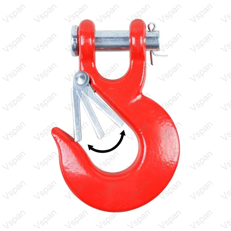 35000 lbs نصف رابط Clevis السلامة مزلاج قطب ونش هوك ل جيب رانجلر JK TJ الطرق الوعرة سحب الانتعاش أطقم 4X4 الاكسسوارات
