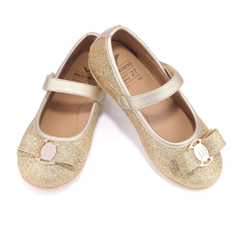 new spring autumn cute girls shoes comfortable leather flat for children shoes catwalk princess kids