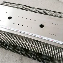 Полностью металлический корпус из нержавеющей стали, гусеничный робот, пилотируемый патруль EOD fire