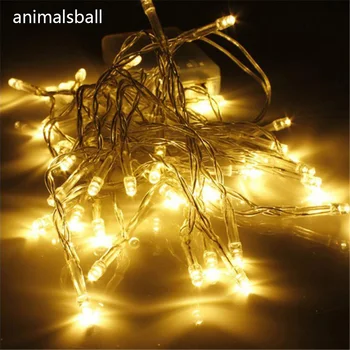 

10/20/30/40 LED AA Battery Operated LED String Lights for Xmas Garland Party Wedding Decoration Christmas Flasher Fairy Lights