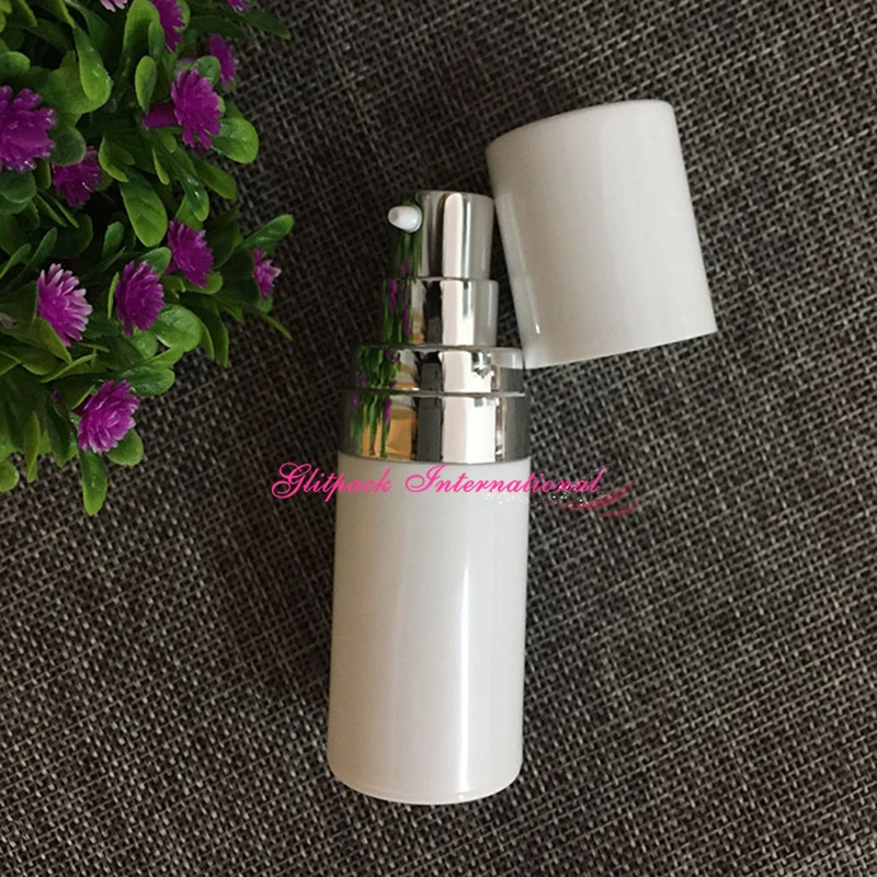 white airless bottle