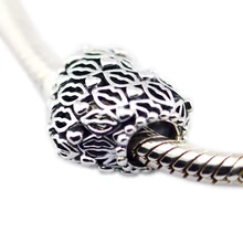 Подходит для браслетов Pandora Charms Love& Kisses Beads 925 пробы-серебро-ювелирные изделия
