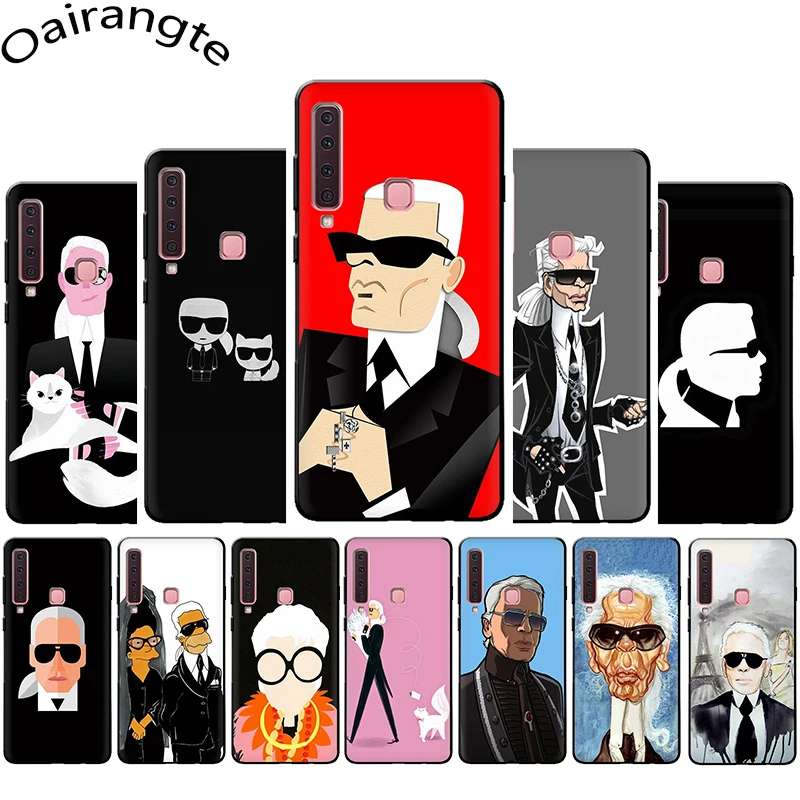

Drawing of karl lagerfeld Soft Silicone Phone case for Samsung A3 A5 A6 Plus A7 A8 A9 A10s 20s 30s 40s 50s 60 70 J6