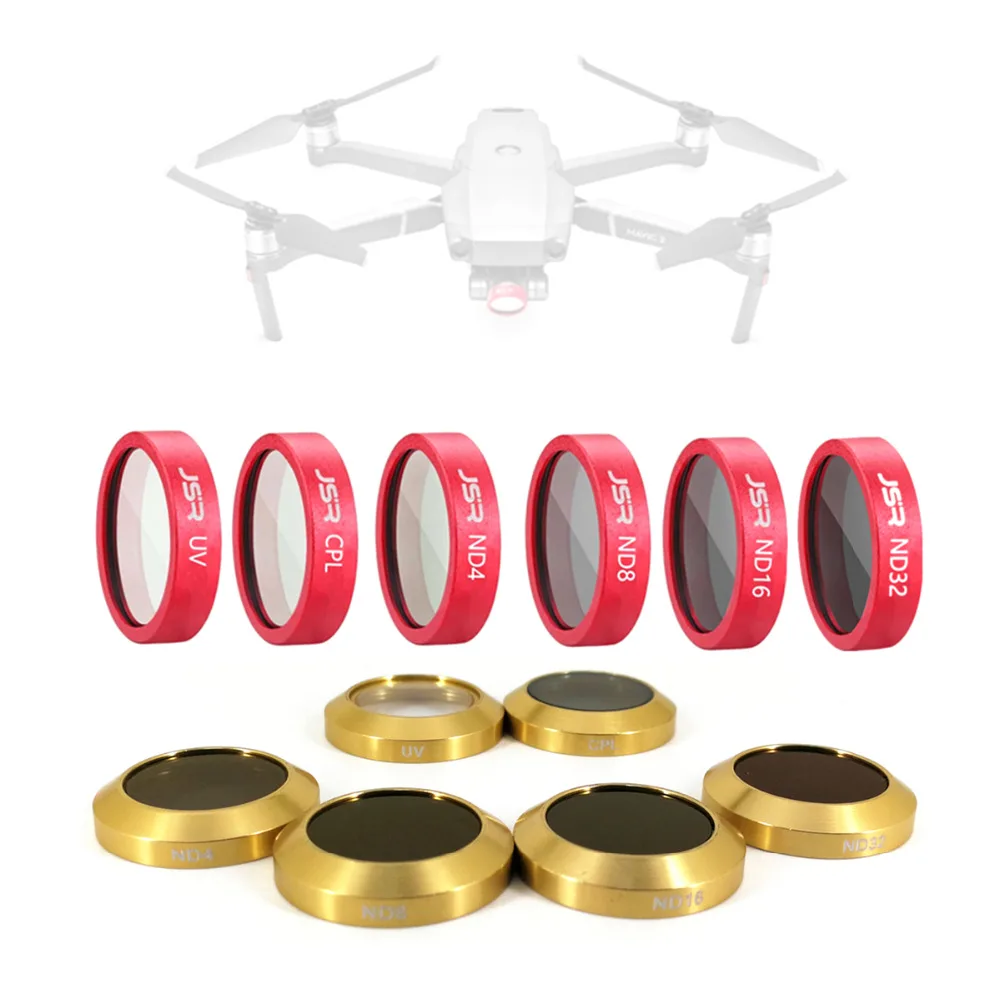 6in1 UV CPL ND4 ND8 ND16 ND32 из алюминиево-магниевого сплава набор УФ-фильтров с нейтральной