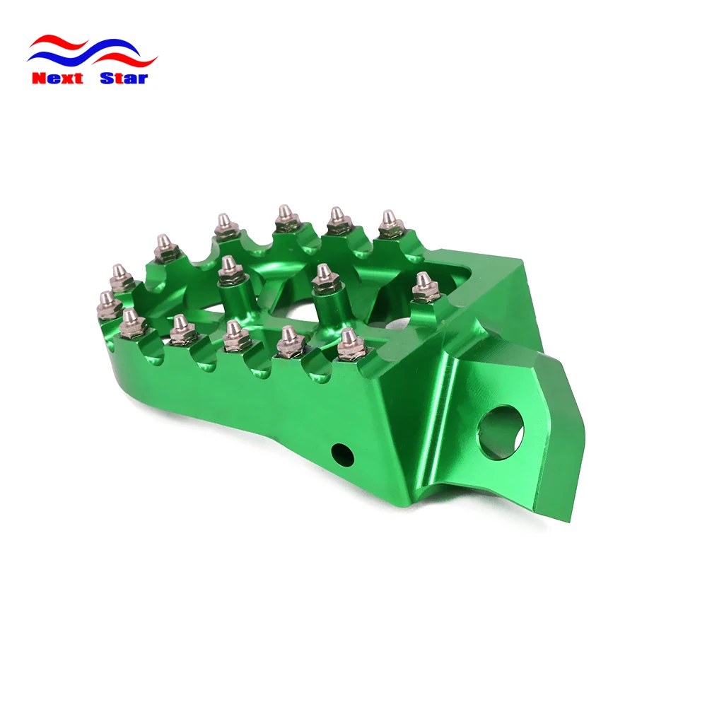 CNC Алюминий мотоциклетные подставки для ног подножка подножки педали для автомобиля KDX200 KDX220 KDX250 KX125 KX250 KX500 KDX 200 250 220