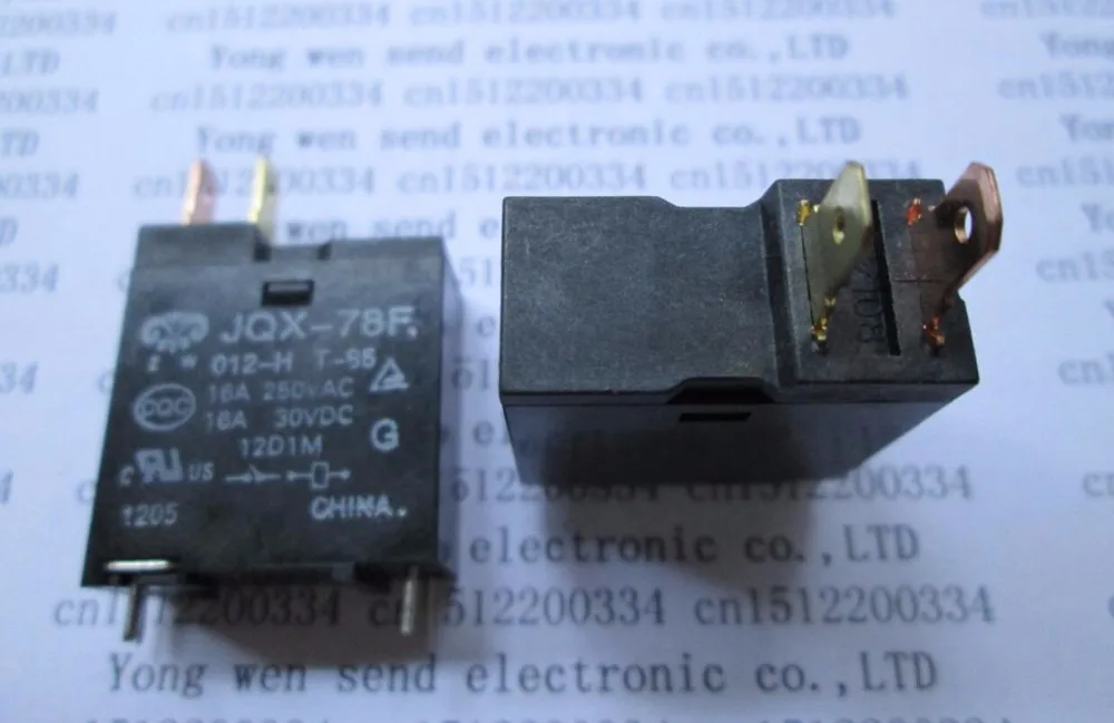 Новая Микроволновая печь реле 12V JQX-78F-012-H JQX-78F 012-H JQX78F 012H JQX78F012H 12VDC DC12V 12V 16A 250VAC DIP4