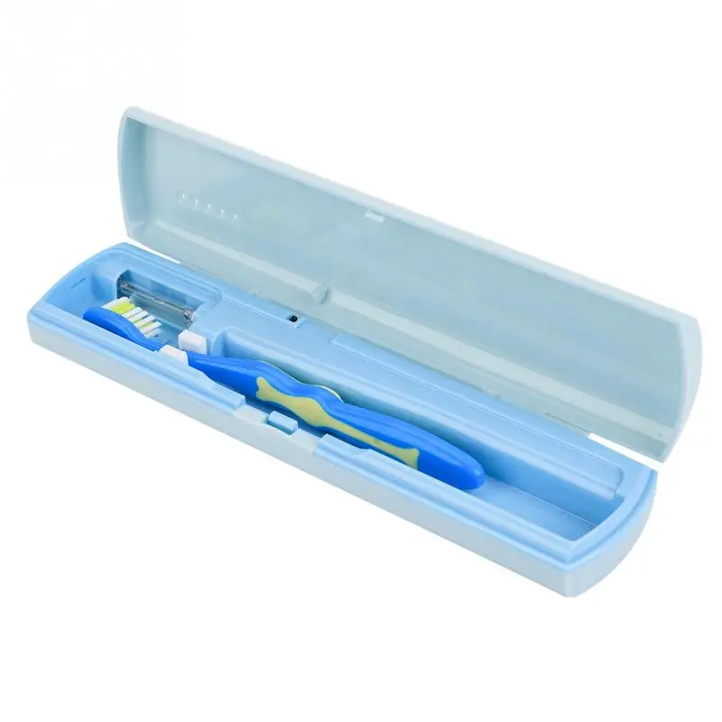 Дорожная зубная щетка стерилизатор для хранения Автоматическая дезинфицирующая зубная щетка коробка антибактериальное портативное УФ-средство для стерилизации