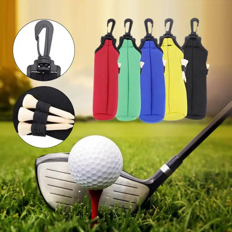 

Neoprene Golf Ball Bag Golfing Small Carrying Storage Belt Clip Waist Pouch