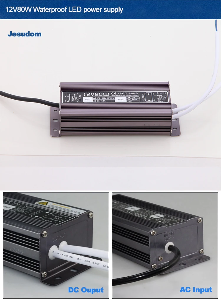 12V80W