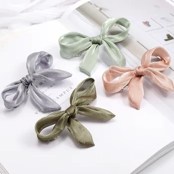 

Hair Pins Cute Lace Bowknot Pink Yarn Hair Clips Baby Girl Hairpin Child Hair Accessories baby hair accessories