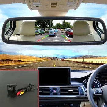 

5inch TFT LCD Car Mirror Monitor For Chevrolet City Express / Mitsubishi Delica D:3 + HD Night Vision Car RearView Backup Camera