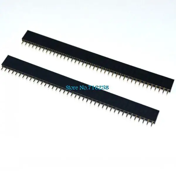 

10pcs/lot 40 Pin 2.54 mm Single Row Female Pin Header PCB