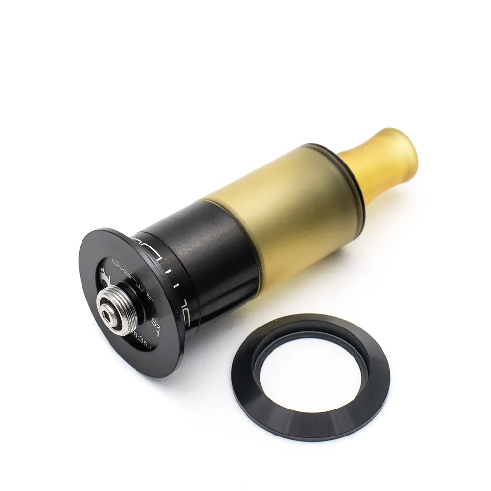 Coppervape 316ss Dvarw 16 RTA Black edition Ultem PEI капельный наконечник и 2 мл MTL бак совместимый 510 Vape