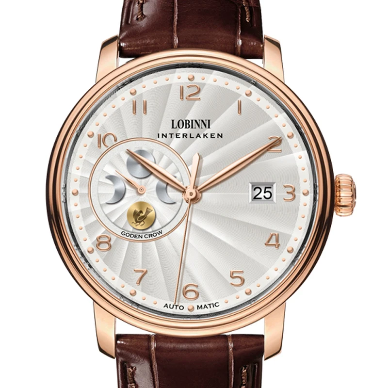 

New LOBINNI Switzerland Top Luxury Brand Watches Men Sapphire Japan MIYOTA Automatic Mechanical Movement Men's Clock L12030-3