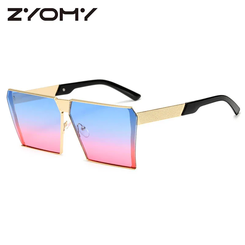 Vintage Square Sunglasses Women Brand Designer  Retro Gradient Oculos De Sol Uv400 Men Travel Sunglasses Driver Sun Glasses