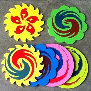 

Children Bubble Security Plum Flower Flying Saucer Soft Cloth Game Sports Toy for Kids Flying disk Children Outdoor Garden Toys