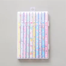 Цветная ручка Фламинго единорог животные чернила Pe рекламный подарок для письма милый канцелярский школьный Офисный Набор ручек