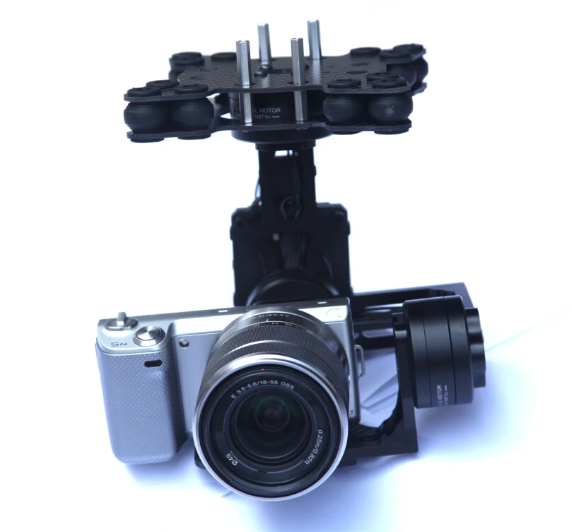 Rcmoy 3 оси Бесщеточный Gimbal 3x двигатели и 32Bit Управление доска для Micro DSLR Камера sony NEX5/6/7 FPV Photography(не собирается