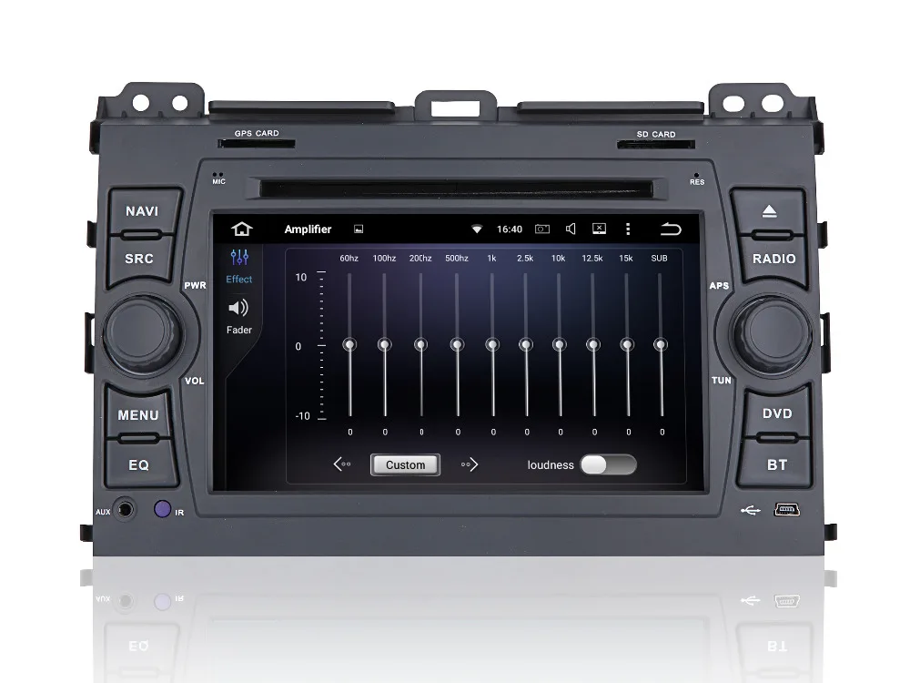 Flash Deal Android 8.1 Quad core 2G RAM Car DVD Player for Toyota Land Cruiser Prado 2004-2009 Car GPS Navigation system Radio BT Stereo 5