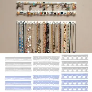 

Jewelery Storage Hooks Adhesive Paste Hanger Rack Ornaments Display Sticky Hook
