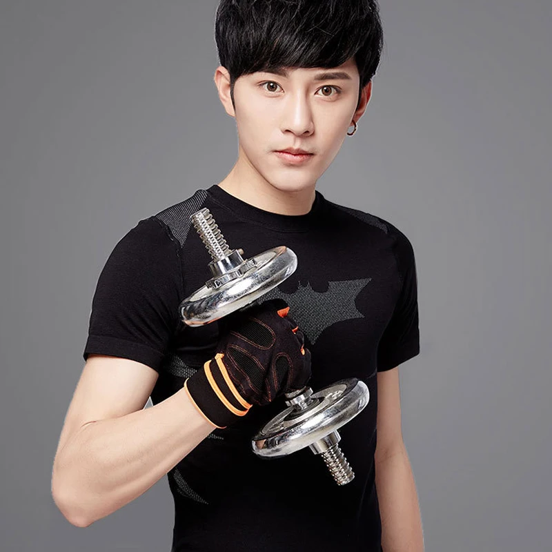 M-XL Gym Gloves Half Finger Sports Exercise Weight Lifting Gloves Outdoor Riding Body Building Workout Fitness Protective Wrist