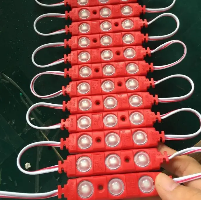 

5730 injection led module with lens 3LEDs ,mini module,DC12V, high brightness module for advertising board