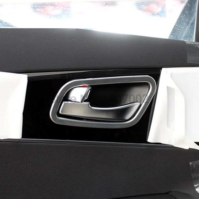Для Kia Sorento L 2015 LHD ABS Хромированная внутренняя дверная ручка чаша чашка кольцо