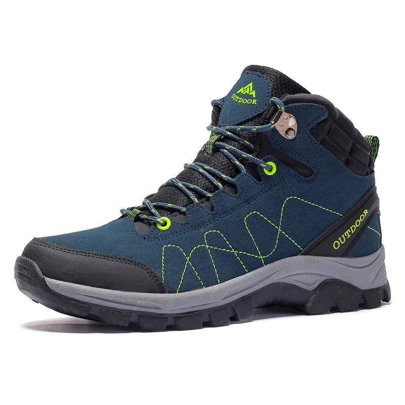 

High Quality Winter Plush Keep Warm Boots Men's Outdoor Waterproof Hiking Shoes Women Trekking Shoes Mountain Climbing Sneakers