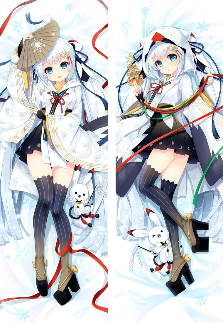 Vocaloid Dakimakura Snow Hatsune Miku Anime Girl Hugging Body Pillow Case Covers
