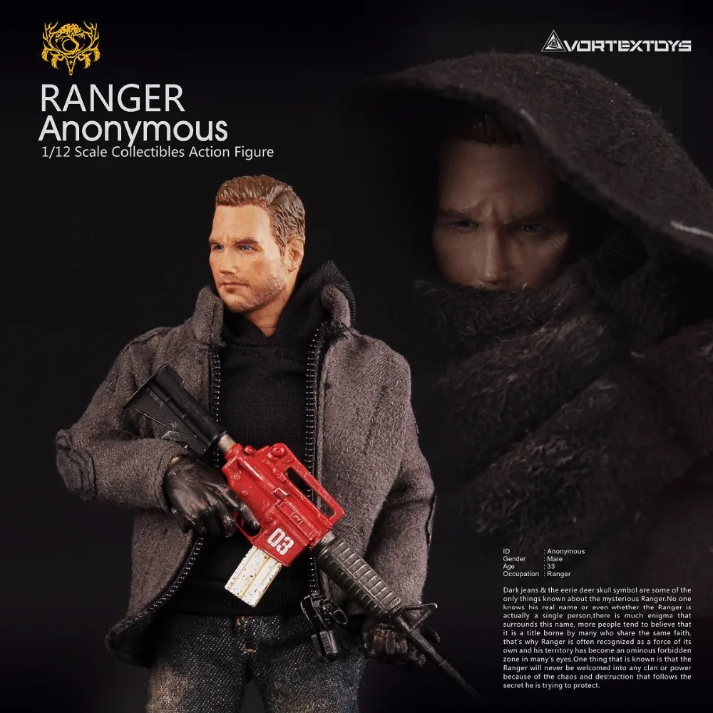 Vortex Toys YEW серия Ranger Anonymous 1/12 фигурка