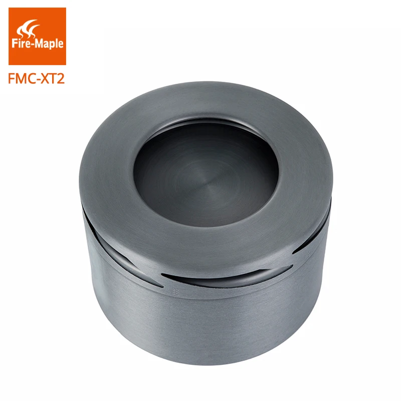 Fuego de arce senderismo hervidor de agua al aire libre Camping de utensilios de cocina de intercambio de calor de baño Pinic tetera café té 1.5L con filtro de té FMC-XT2