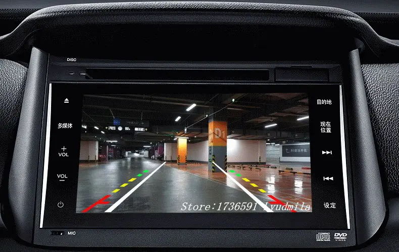 Автомобиль траектории сзади Камера для BMW 5 F10 F11/GT F07 2014 2015/обратный резервный Камера с интеллектуальным динамический Парковка линии