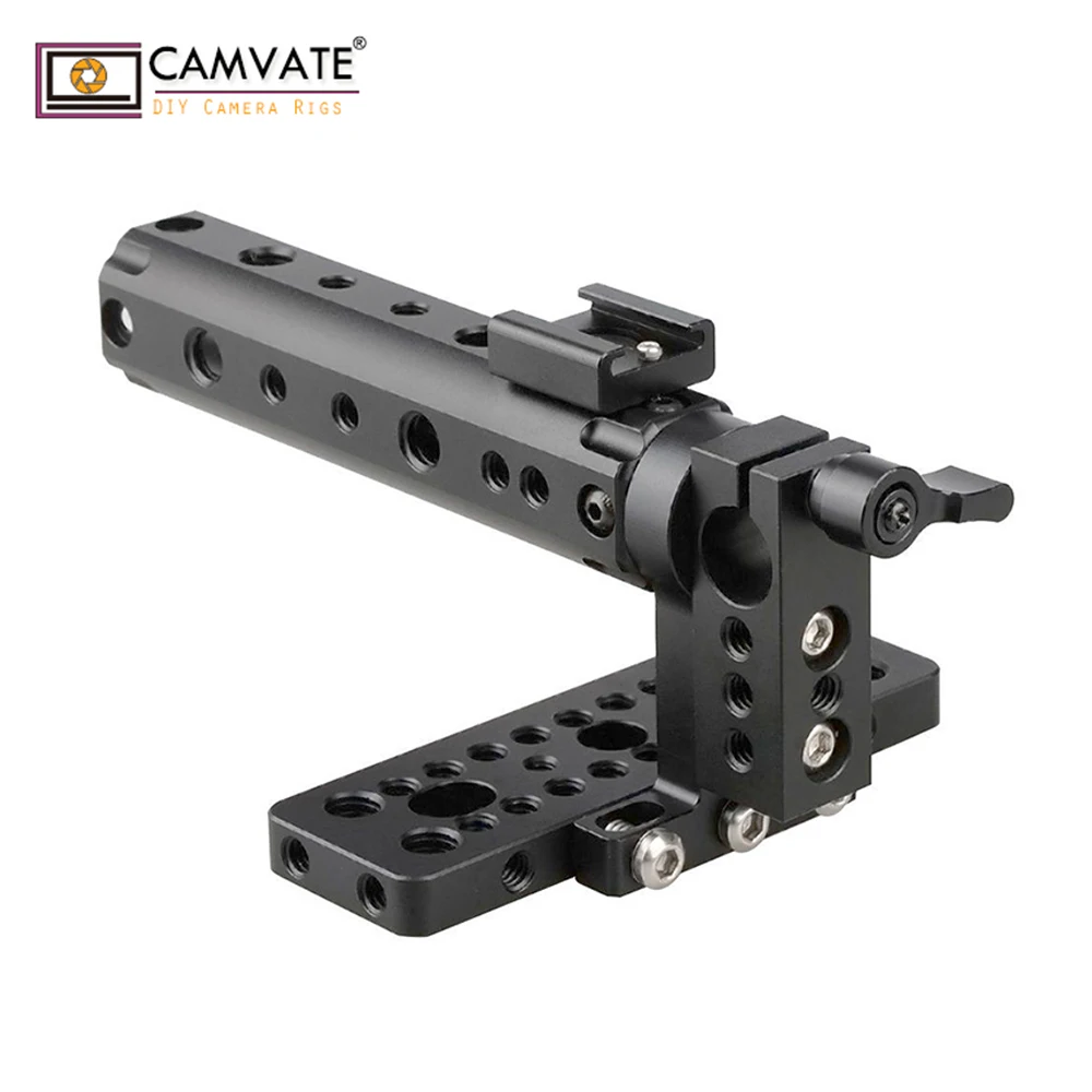 CAMVATE верхняя пластина рукоятки с 1/4 &quot 20 резьбой и креплением для вспышки