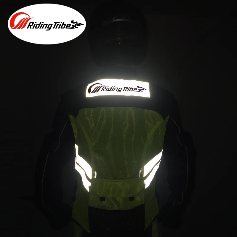 Riding Tribe Motorcycle Reflective Vest Motorbike Safty Clothes Moto Warning High Visibility Jacket Waistcoat Team Uniform JK-22