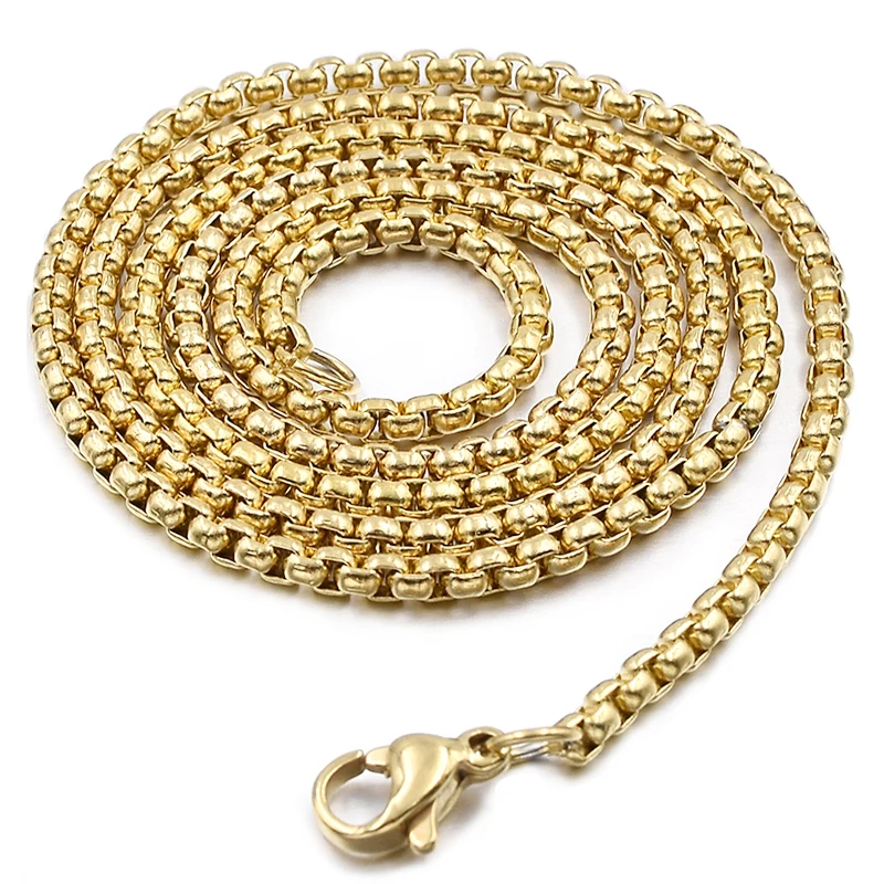 GOKADIMA Stainless Steel Chain Necklace Jewelry Accessories link chain WN324 stainless steel necklace