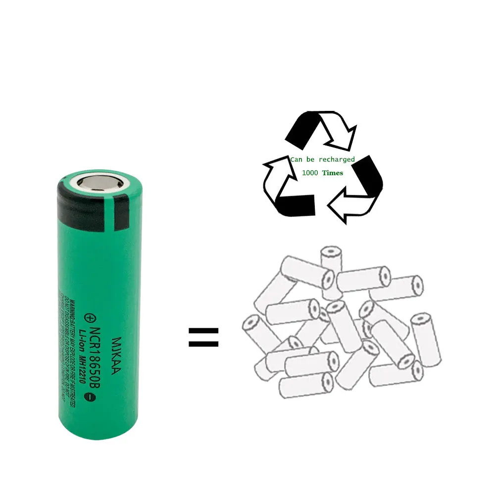 Cncool Новый Оригинальный NCR18650B 18650 литий ионный аккумулятор 8000 мАч 3 7 в DIY для Panasonic