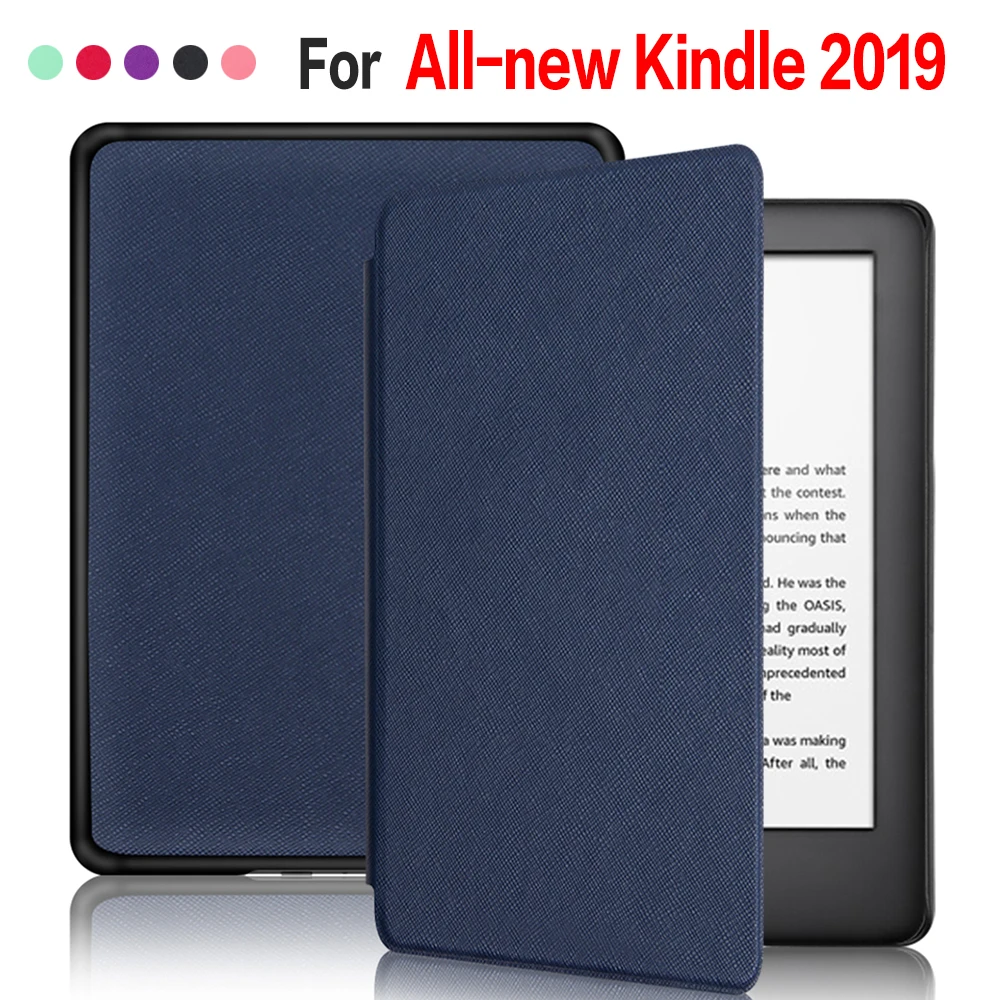 

1pc Ultra Slim Smart Case Leather Cover Protective Shell For Amazon All-new Kindle 10th Gen 2019 Released e-Reader Case