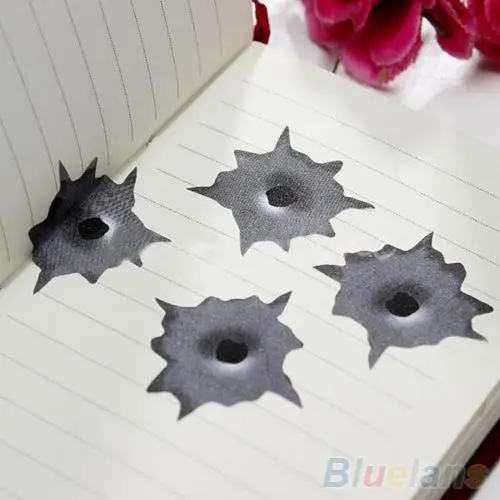

Creative Faux Bullet Hole Orifice Stickers Shothole Car Auto Windows DIY Decal