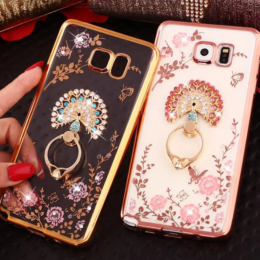 Шикарные чехлы для телефонов Samsung Galaxy S8 S7 S6 Edge Plus Capa iPhone 5 5S 6 6s 7 мягкий чехол из