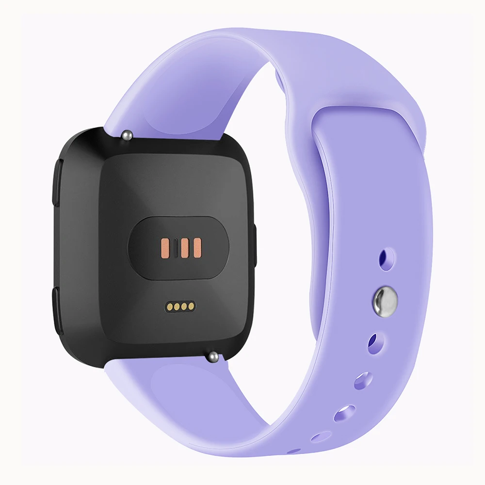 Hangrui Мягкие силиконовые умные часы ремешок для Fitbit Versa ремешок обратный Спортивный Браслет для Fitbit Versa Lite браслет на запястье