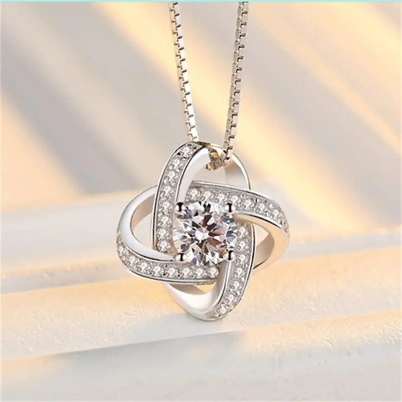 

1PCS Eternal Star Suspension Charms For Jewelry Making Copper Women's Pendant With 45CM Necklace Accessories For Jewelry 2018