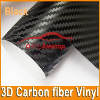 

3D Carbon Fiber Vinyl Car Wrap Car stickers and Decals Motorcycle Car Styling Accessories Waterproof