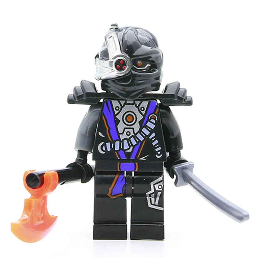 

Single Sale General Cryptor Kai Jay Cole Phantom Ninja Masters minifig Assemble Building Blocks Kids Children Toys Gifts
