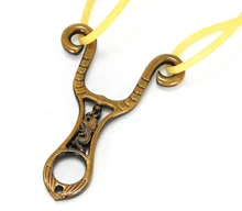 Outdoor Hunting Shooting Sports Entertainment Powerful Creative Metal Slingshot Shot Brace Catapult With Rubber Band