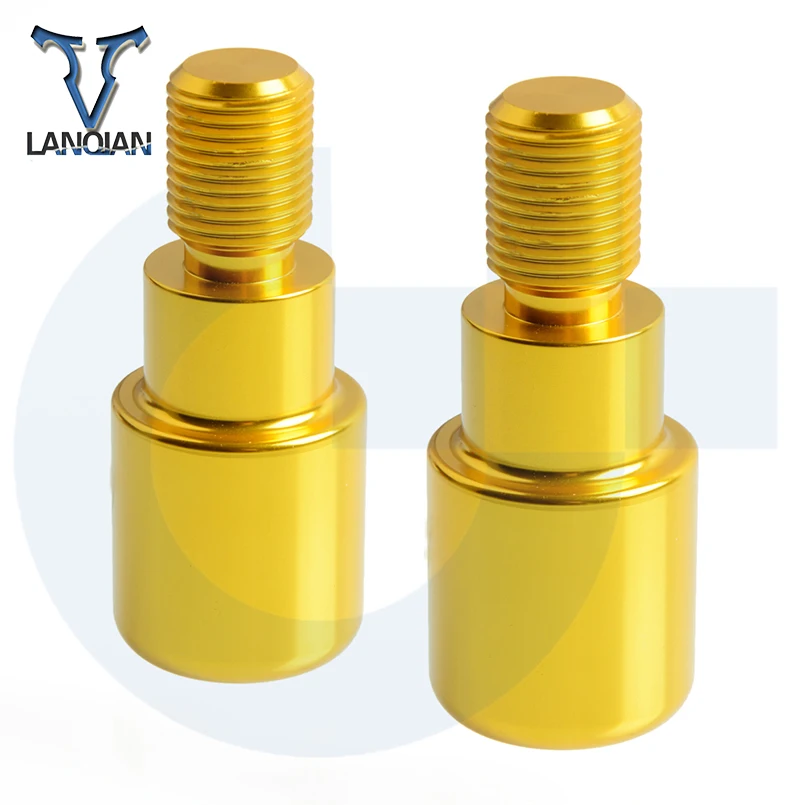 7/8" 22mm Motorcycle Accessories Aluminum Handle Hand Bar Ends Handlebar Hand Grip Ends For YAMAHA MT-125 2014 2015 2016 2017