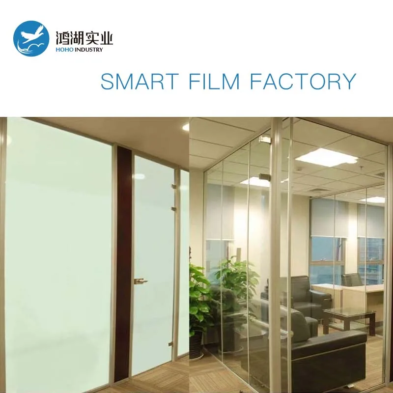 

4pcs 42x11cm White Electric Self-adhesive PDLC Film Smart Glass Window Door Tint Smart Film