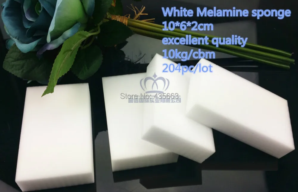 Высококачественная Белая меламиновая губка для чистки 100x60x20 мм